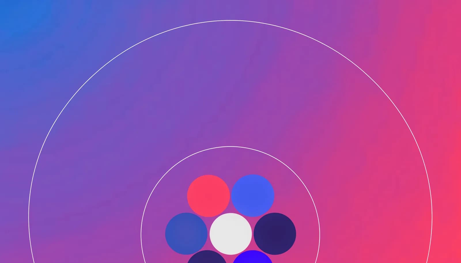 Ilustração de um círculo pequeno e fechado de contatos dentro de um círculo maior, representando o nível mais exclusivo de acesso pago no Telegram