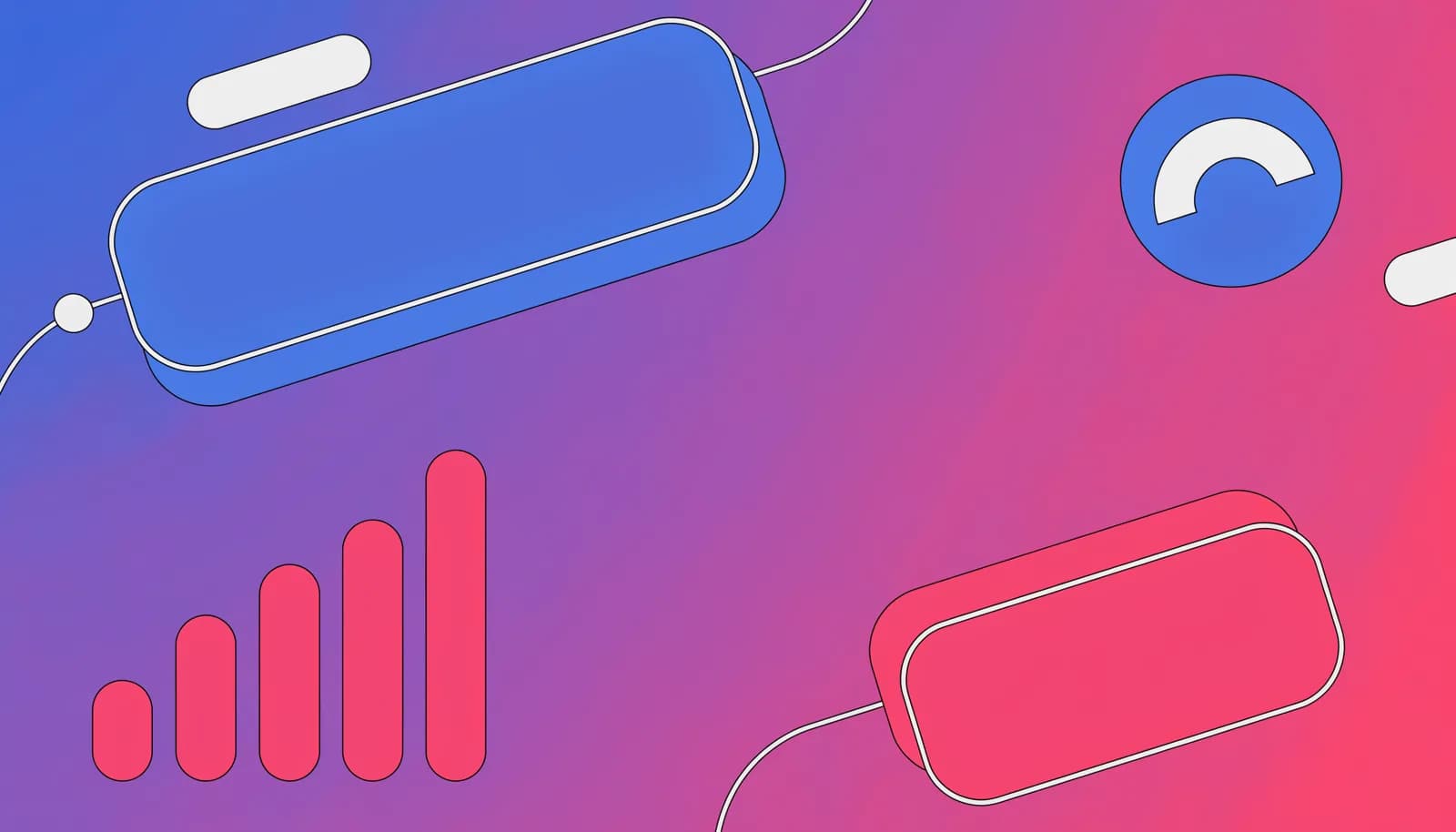 Ilustração de um painel digital com indicadores e gráficos representando métricas de vendas para quem vende acesso no Telegram